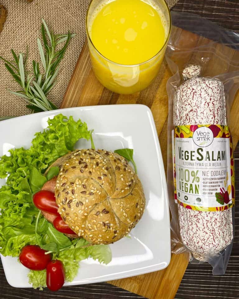 Wegańska salami lębork